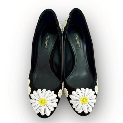 【SRC-63】DOLCE&GABBANA 花柄　パンプス　36