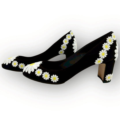【SRC-63】DOLCE&GABBANA 花柄　パンプス　36