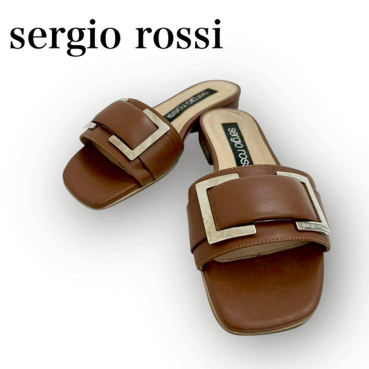 【SRC-64】Sergio Rossi サンダル　ベージュ