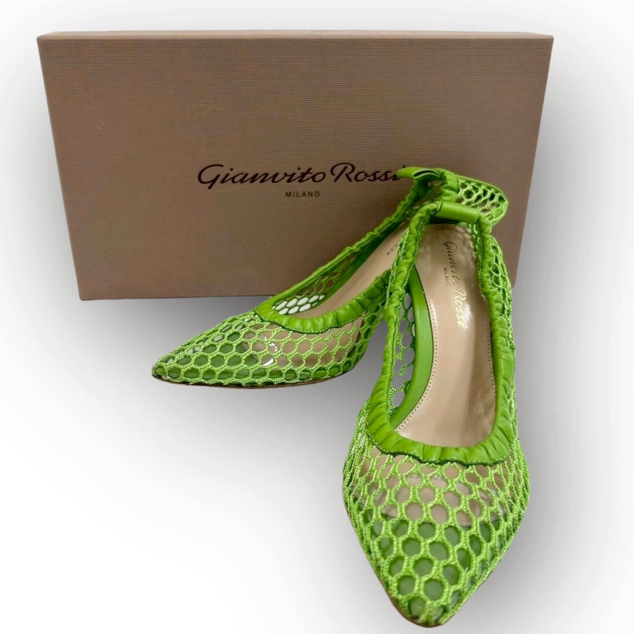 【SRC-69】Gianvito Rossi パンプス　グリーン