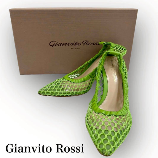 【SRC-69】Gianvito Rossi パンプス　グリーン