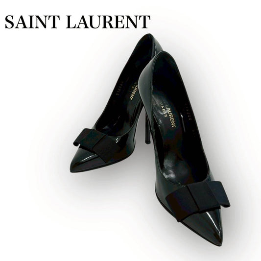 【SRC-70】SAINT LAURENT パンプス 315538/エナメル/35H/付属品:・箱
