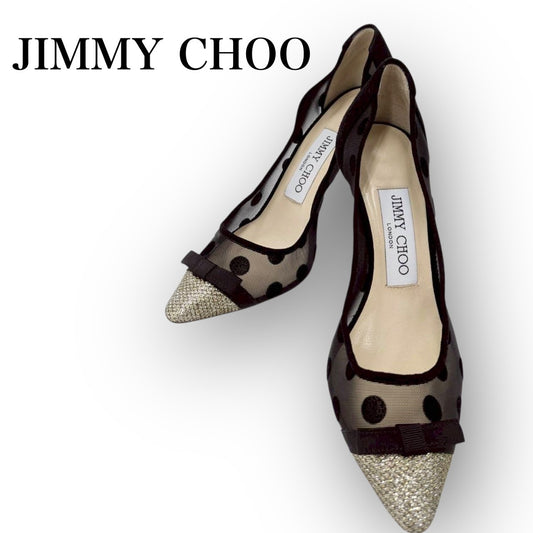 【SRC-75】JIMMY CHOO パンプス　ドット