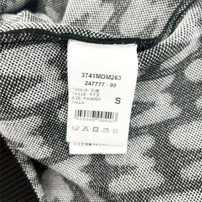 【SRC-9】MSGM　セーター　モノクロ　S