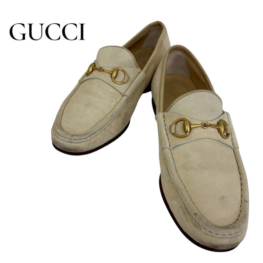 【SRC232】GUCCI ローファー　イエロー　メンズ　 6B