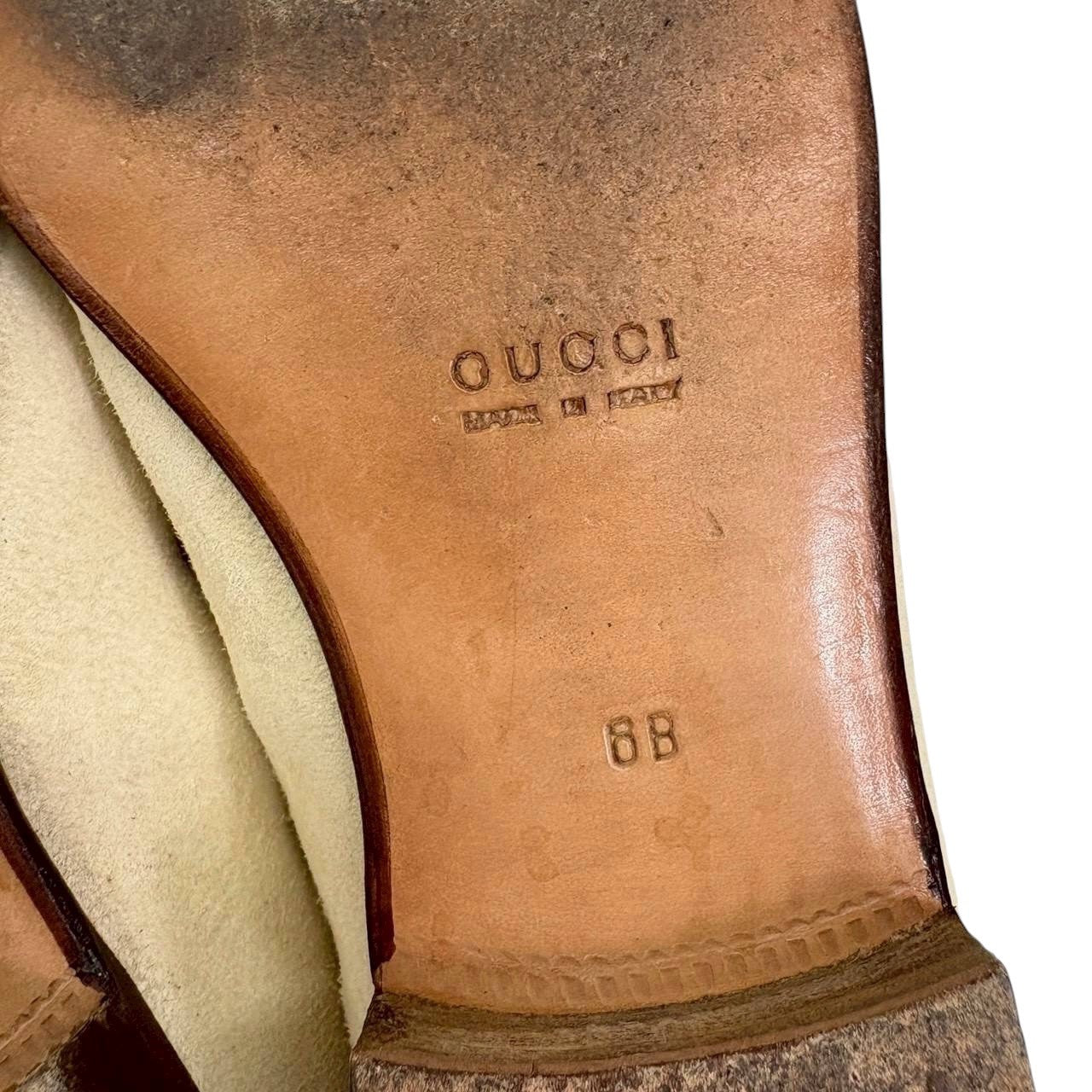 【SRC232】GUCCI ローファー　イエロー　メンズ　 6B