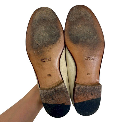 【SRC232】GUCCI ローファー　イエロー　メンズ　 6B