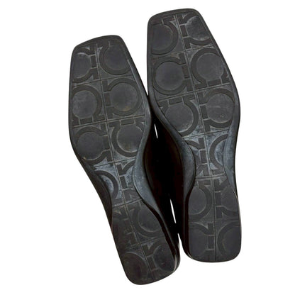 【SRC236】SalvatoreFerragamo ローファー　ブラック　6 レディース