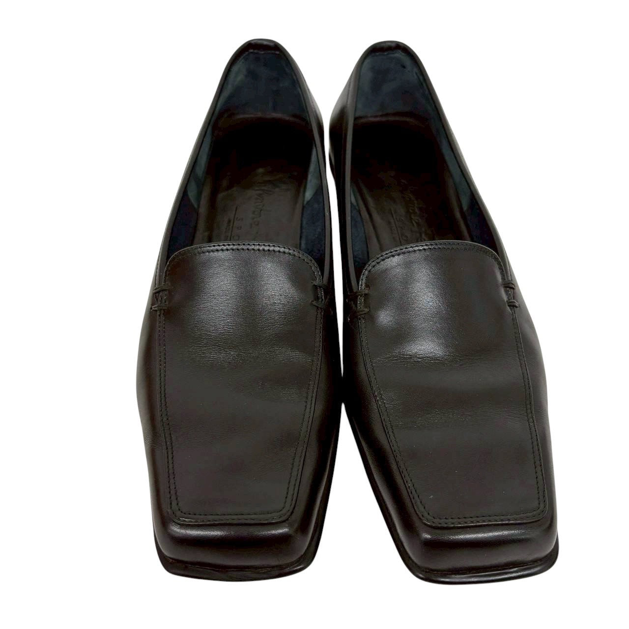 【SRC236】SalvatoreFerragamo ローファー　ブラック　6 レディース