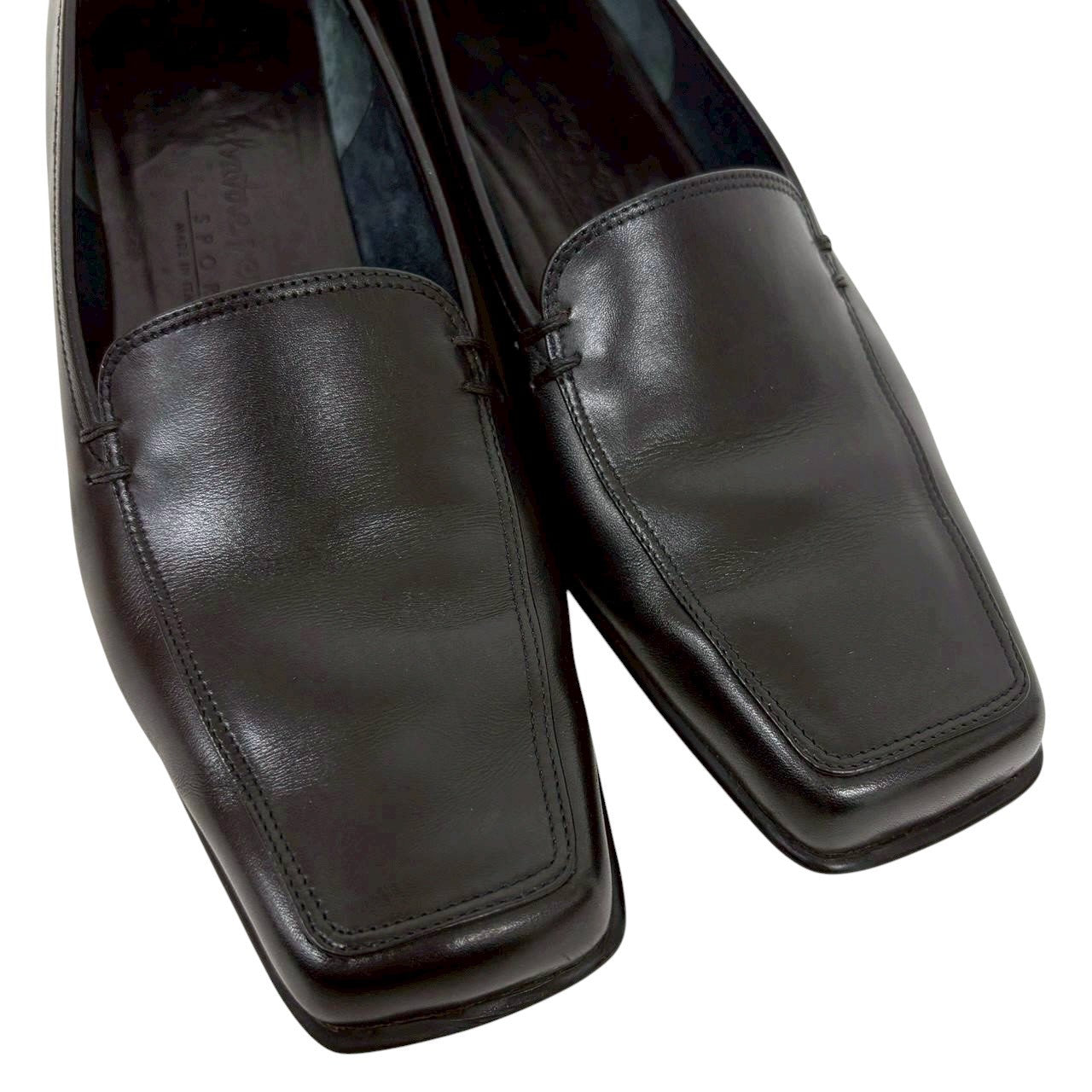 【SRC236】SalvatoreFerragamo ローファー　ブラック　6 レディース