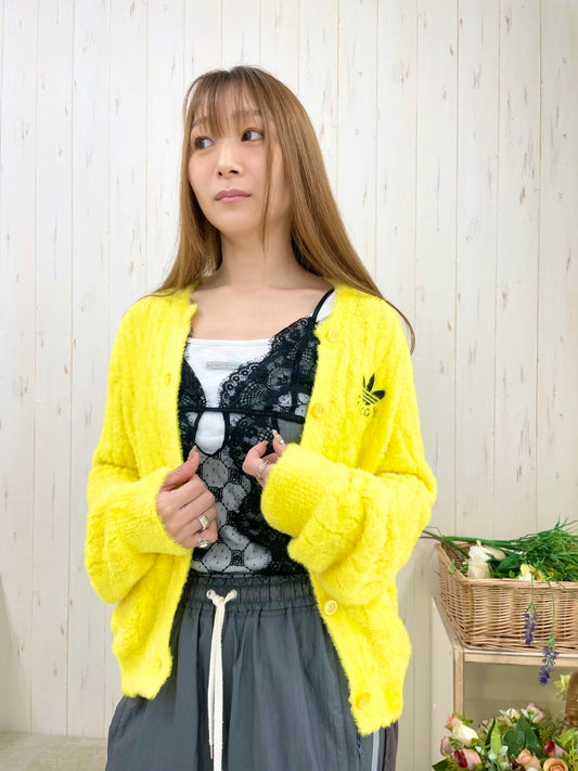 【SRC-36】GUCCI カーディガン 723909/×アディダス/イエロー