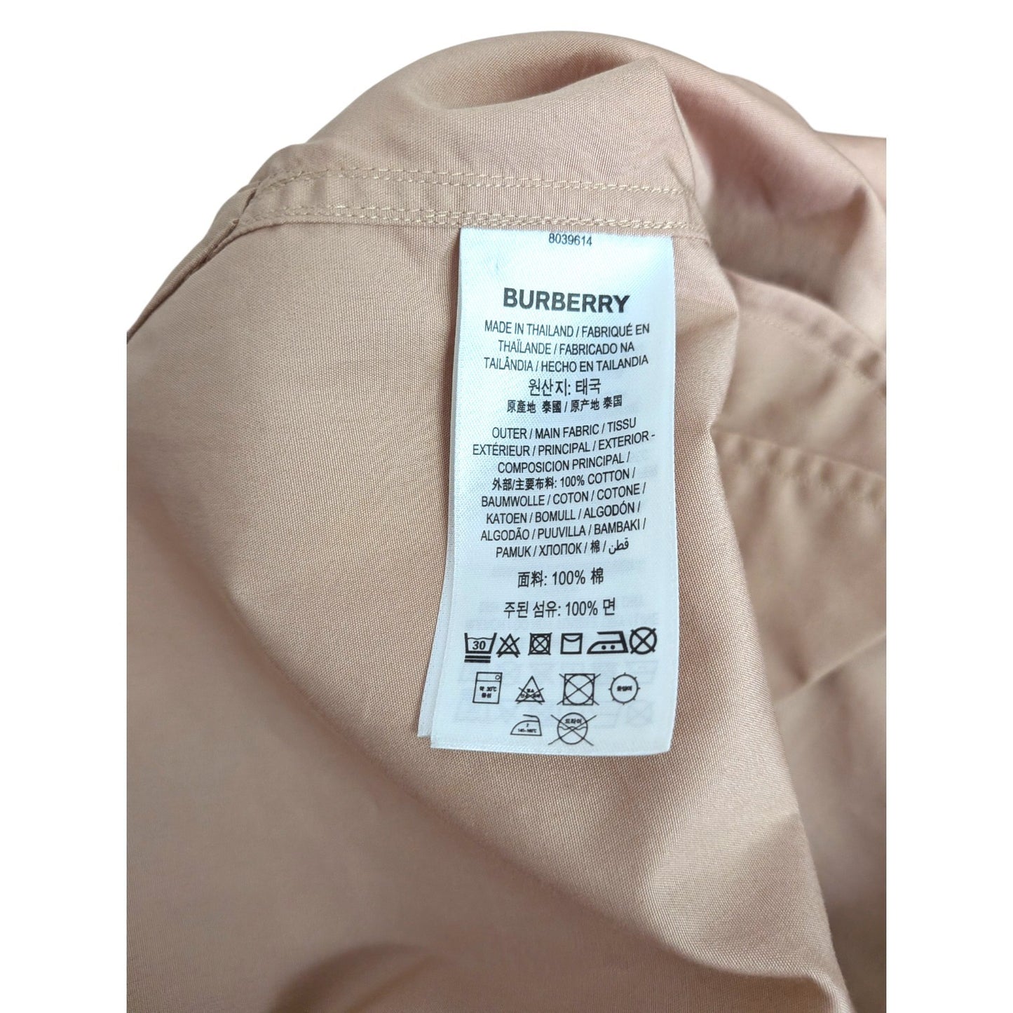 BURBERRY　バーバリー　シャツワンピース　42
