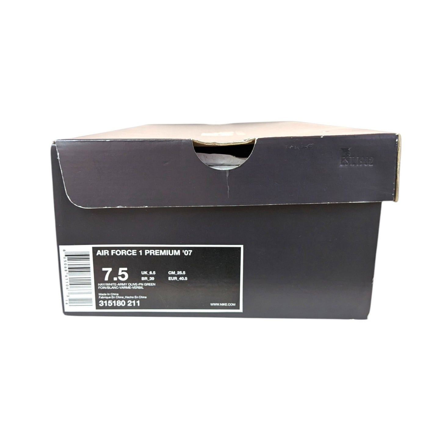 NIKE　ナイキ　スニーカー AIRFORCE1 PREMIUM'07　25.5cm