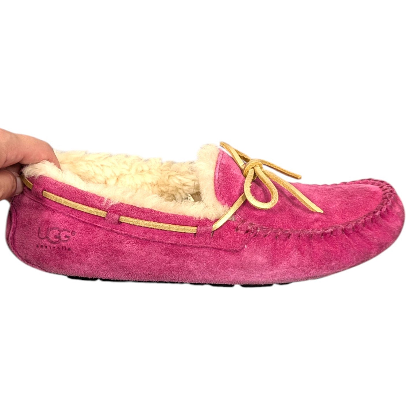 UGG　アグ　ローファー　ピンク　25