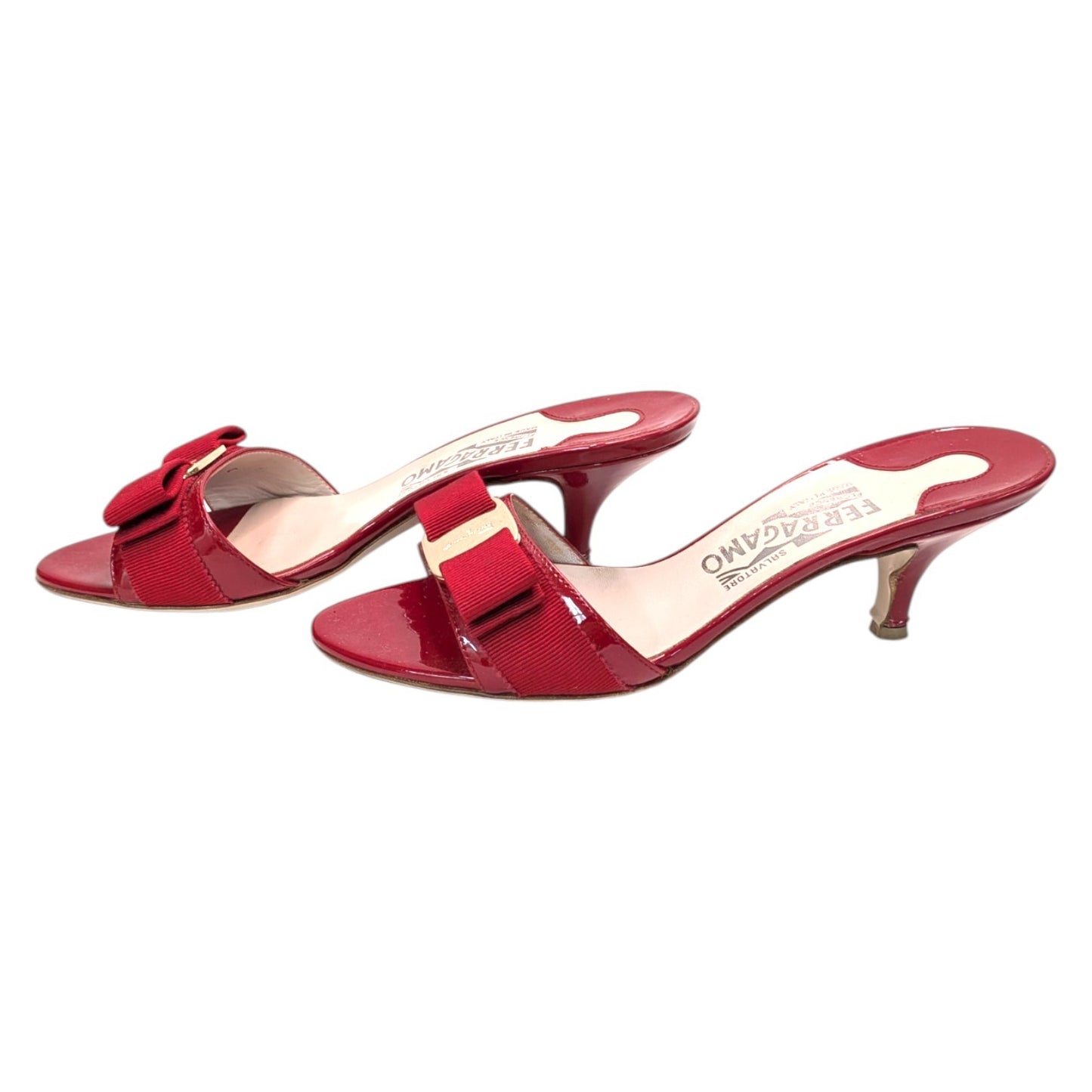 SalvatoreFerragamo　サルバトーレフェラガモ　サンダル　レッド 5