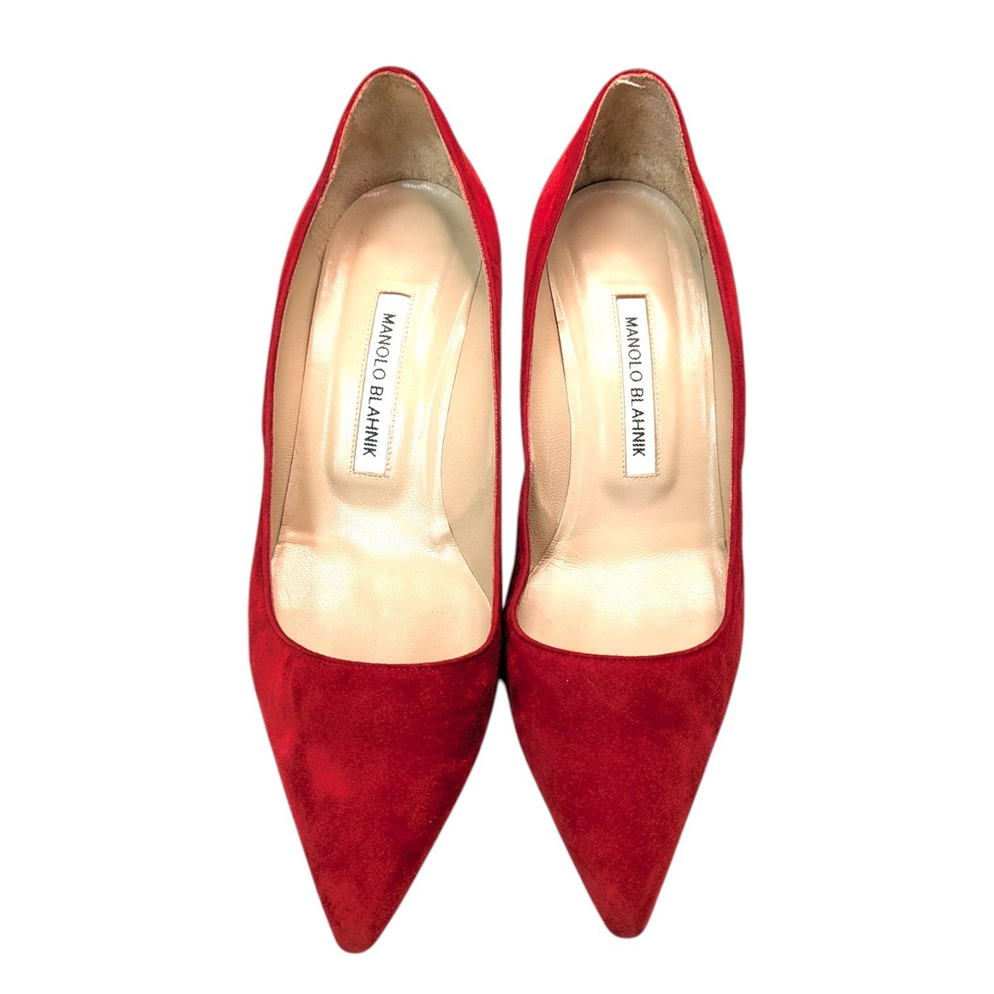 MANOLO BLANIK マノロ・ブラニク パンプス　レッド　37 1/2