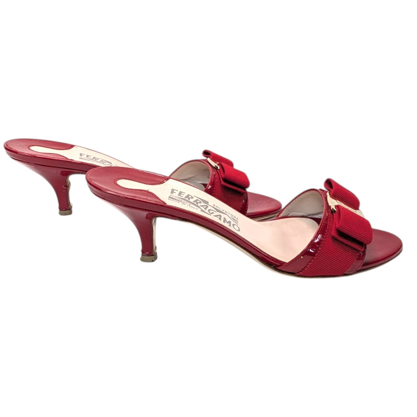 SalvatoreFerragamo　サルバトーレフェラガモ　サンダル　レッド 5