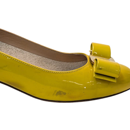 SalvatoreFerragamo　サルバトーレフェラガモ　パンプス　イエロー