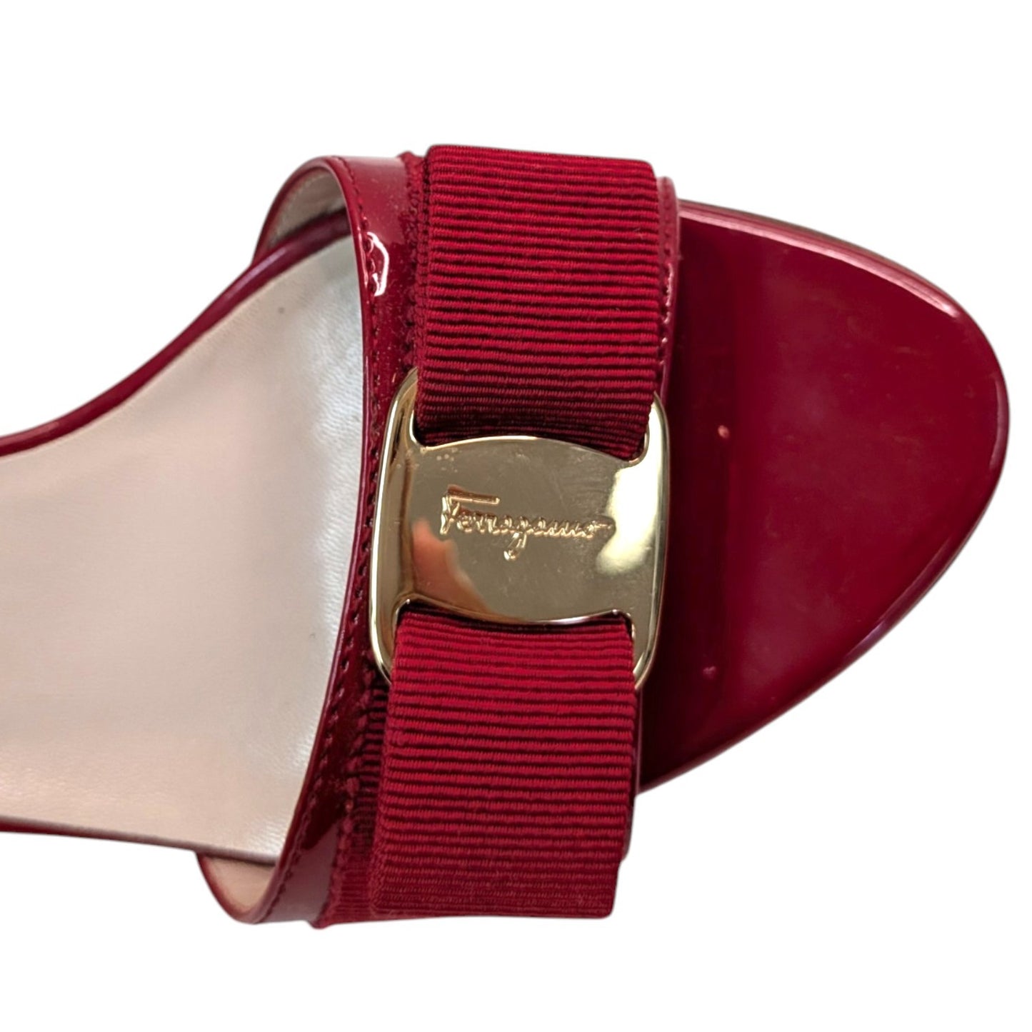 SalvatoreFerragamo　サルバトーレフェラガモ　サンダル　レッド 5