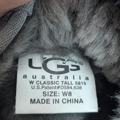 UGG アグ　ロングブーツ　グレー　W8