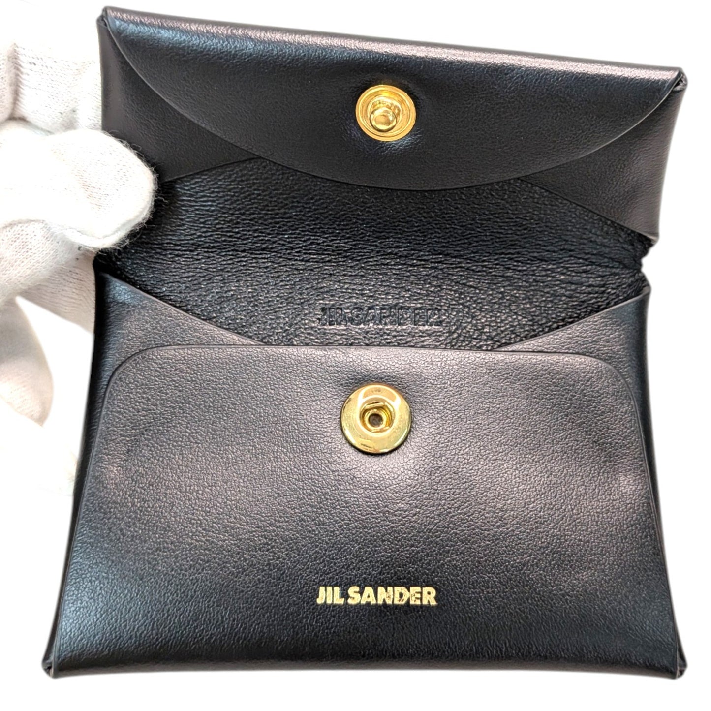 JIL SANDER　ジルサンダー　カードケース　ブラック　ユニセックス