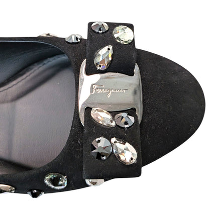 SalvatoreFerragamo　サルバトーレフェラガモ　パンプス　ブラック　7D