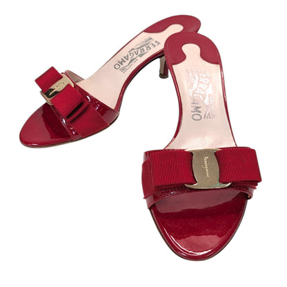 SalvatoreFerragamo　サルバトーレフェラガモ　サンダル　レッド 5