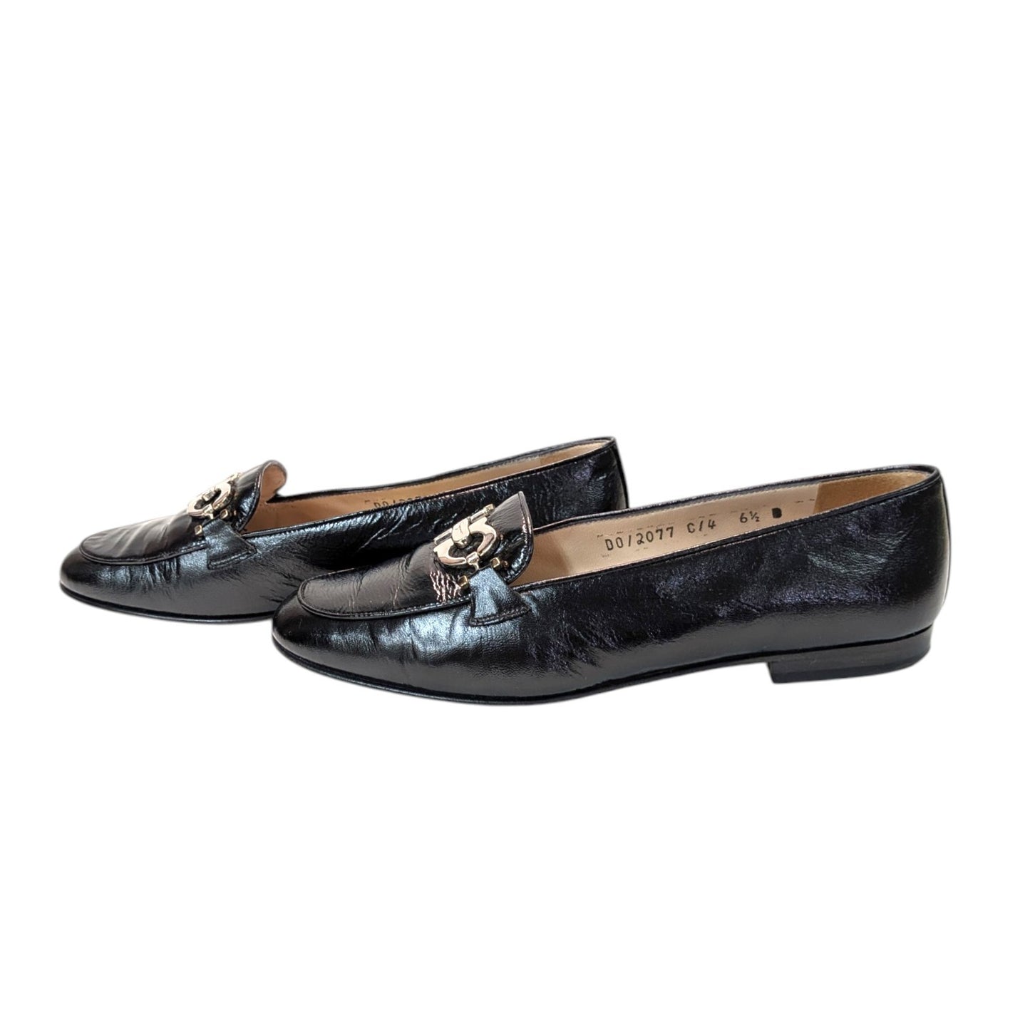 SalvatoreFerragamo　サルバトーレフェラガモ　ローファー　ガンチーニ　ブラック　6  1/2 レディース