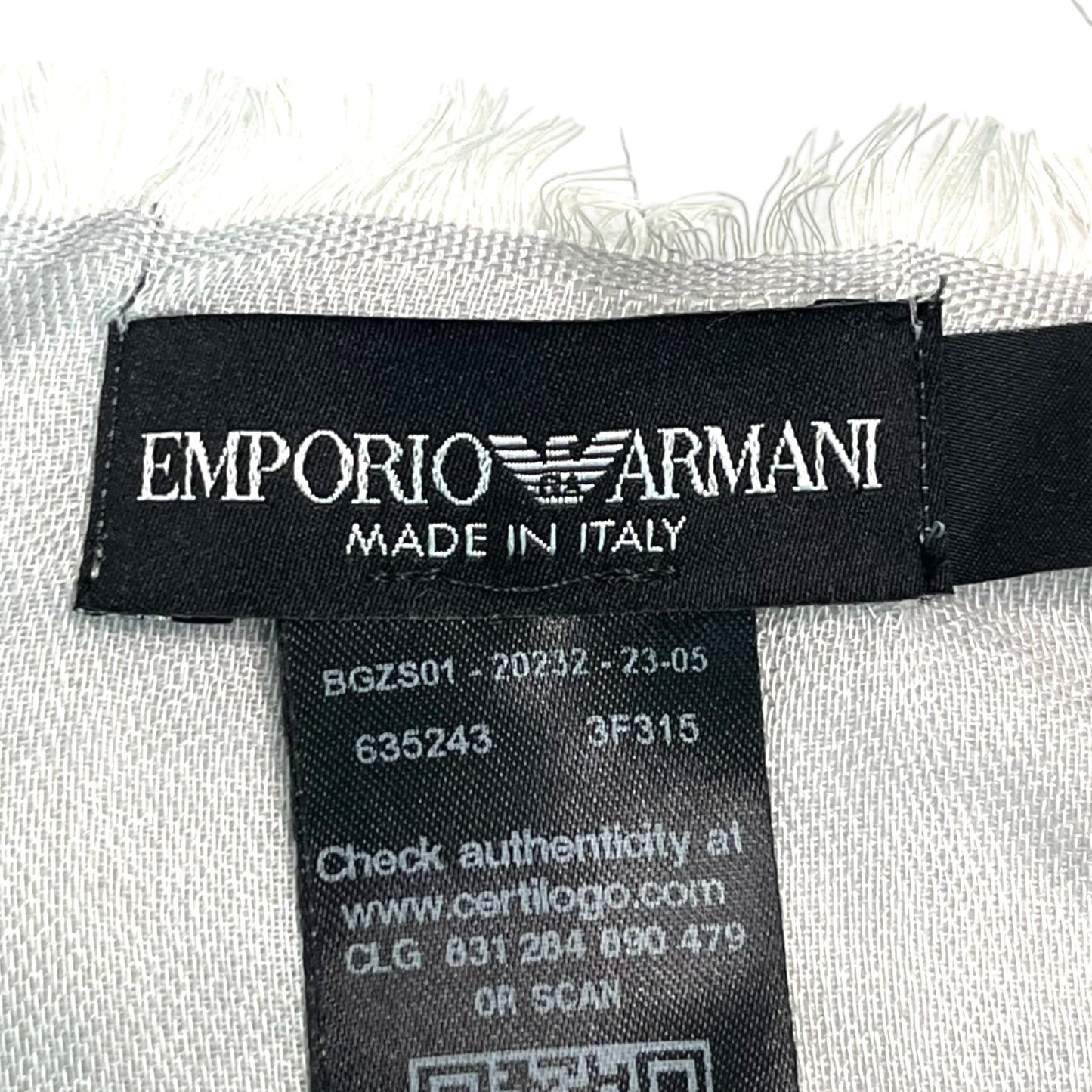 EMPORIOARMANI　エンポリオ・アルマーニ　大判ストール