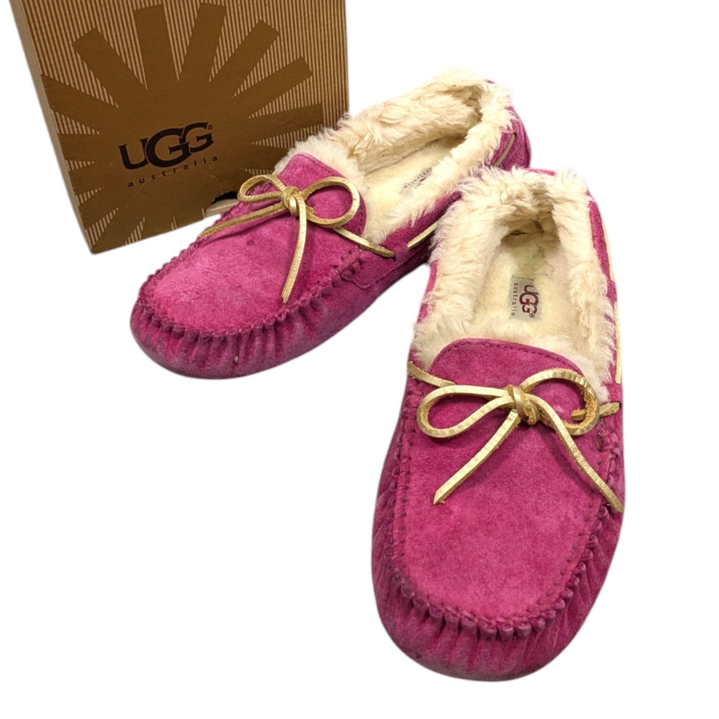 UGG　アグ　ローファー　ピンク　25
