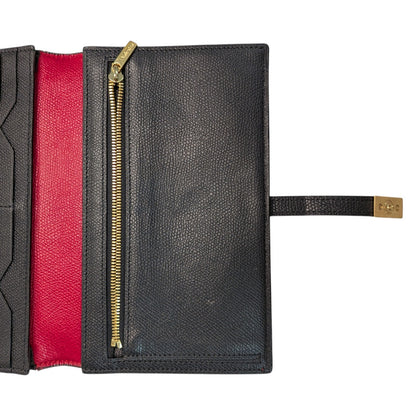 Valextra ヴァレクストラ　二つ折り財布　レッド