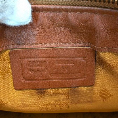 MCM ミニハンドバッグ　ミニボストンバッグ風　ブラウン