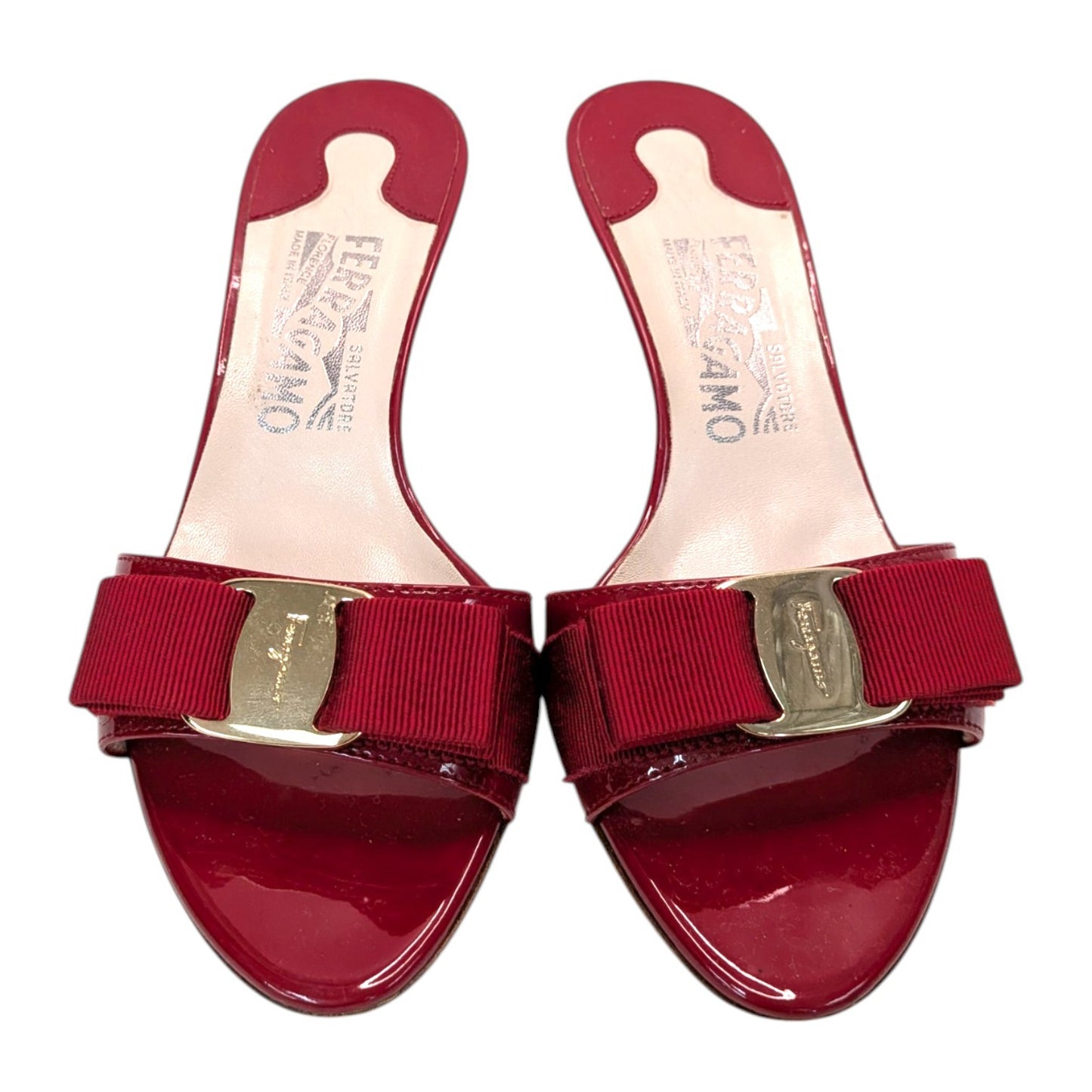 SalvatoreFerragamo　サルバトーレフェラガモ　サンダル　レッド 5