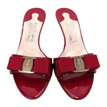 SalvatoreFerragamo　サルバトーレフェラガモ　サンダル　レッド 5
