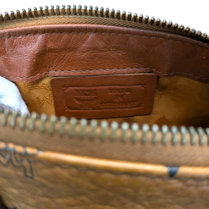 MCM ミニハンドバッグ　ミニボストンバッグ風　ブラウン
