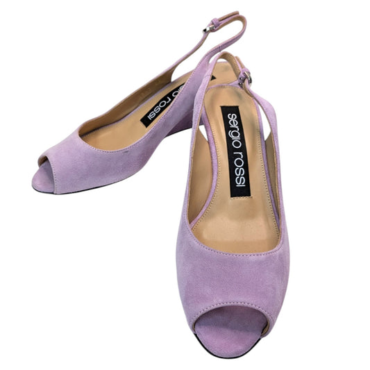 SergioRossi　セルジオロッシ　パンプス　パープル 35